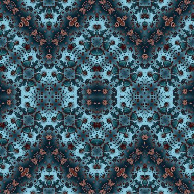 Kusursuz dokuma deseni. Örülmüş arka plan. Halı desensiz. Soyut arkaplan. Sanat kaleydoskobu