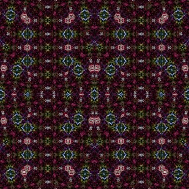 Kusursuz dokuma deseni. Örülmüş arka plan. Halı desensiz. Soyut arkaplan. Sanat kaleydoskobu