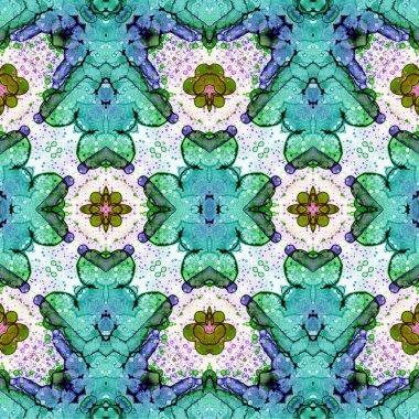 Kusursuz dokuma deseni. Örülmüş arka plan. Halı desensiz. Soyut arkaplan. Sanat kaleydoskobu