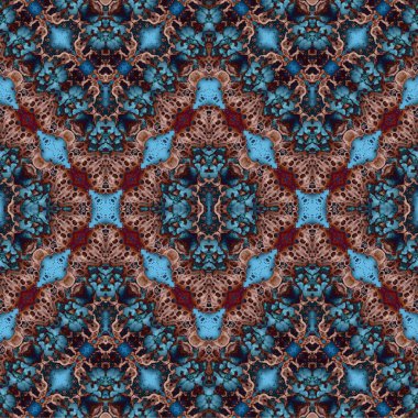 Kusursuz dokuma deseni. Örülmüş arka plan. Halı desensiz. Soyut arkaplan. Sanat kaleydoskobu