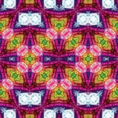 Kusursuz dokuma deseni. Örülmüş arka plan. Halı desensiz. Soyut arkaplan. Sanat kaleydoskobu