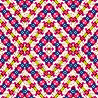 Kusursuz dokuma deseni. Örülmüş arka plan. Halı desensiz. Soyut arkaplan. Sanat kaleydoskobu