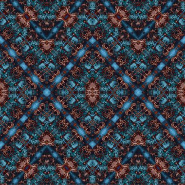 Kusursuz dokuma deseni. Örülmüş arka plan. Halı desensiz. Soyut arkaplan. Sanat kaleydoskobu