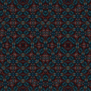 Kusursuz dokuma deseni. Örülmüş arka plan. Halı desensiz. Soyut arkaplan. Sanat kaleydoskobu