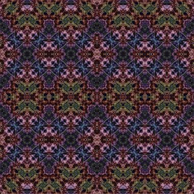 Kusursuz dokuma deseni. Örülmüş arka plan. Halı desensiz. Soyut arkaplan. Sanat kaleydoskobu