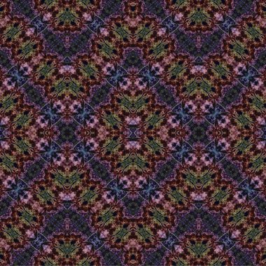 Kusursuz dokuma deseni. Örülmüş arka plan. Halı desensiz. Soyut arkaplan. Sanat kaleydoskobu