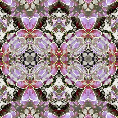 Kusursuz dokuma deseni. Örülmüş arka plan. Halı desensiz. Soyut arkaplan. Sanat kaleydoskobu