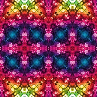 Kusursuz dokuma deseni. Örülmüş arka plan. Halı desensiz. Soyut arkaplan. Sanat kaleydoskobu