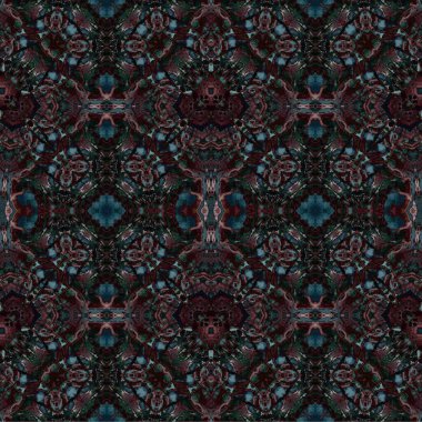 Kusursuz dokuma deseni. Örülmüş arka plan. Halı desensiz. Soyut arkaplan. Sanat kaleydoskobu