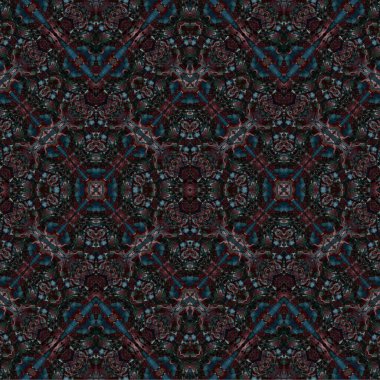 Kusursuz dokuma deseni. Örülmüş arka plan. Halı desensiz. Soyut arkaplan. Sanat kaleydoskobu