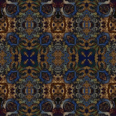Seamless woven pattern. interwoven background. Carpet seamless texture. Abstract background. Art kaleidoscope