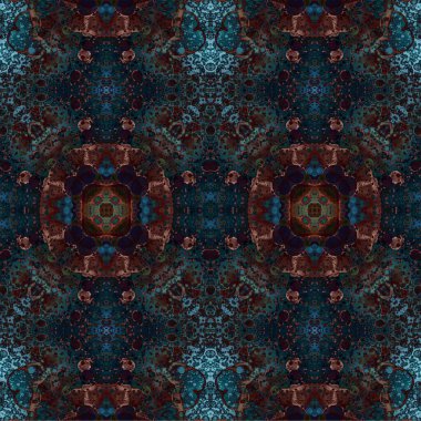 Kusursuz dokuma deseni. Örülmüş arka plan. Halı desensiz. Soyut arkaplan. Sanat kaleydoskobu