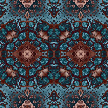 Kusursuz dokuma deseni. Örülmüş arka plan. Halı desensiz. Soyut arkaplan. Sanat kaleydoskobu