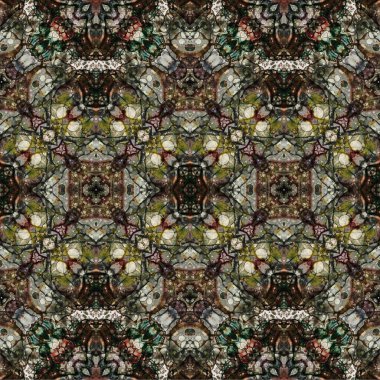 Kusursuz dokuma deseni. Örülmüş arka plan. Halı desensiz. Soyut arkaplan. Sanat kaleydoskobu