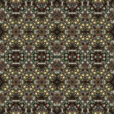 Kusursuz dokuma deseni. Örülmüş arka plan. Halı desensiz. Soyut arkaplan. Sanat kaleydoskobu