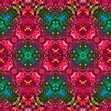 Kusursuz dokuma deseni. Örülmüş arka plan. Halı desensiz. Soyut arkaplan. Sanat kaleydoskobu