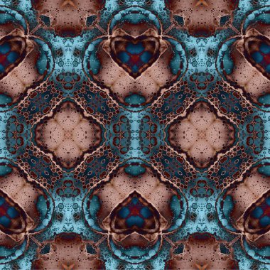 Kusursuz dokuma deseni. Örülmüş arka plan. Halı desensiz. Soyut arkaplan. Sanat kaleydoskobu