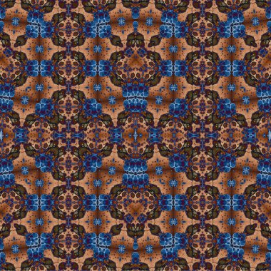 Kusursuz dokuma deseni. Örülmüş arka plan. Halı desensiz. Soyut arkaplan. Sanat kaleydoskobu