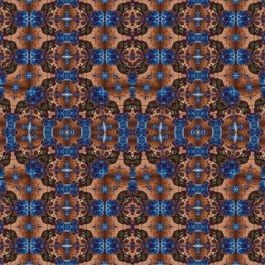 Kusursuz dokuma deseni. Örülmüş arka plan. Halı desensiz. Soyut arkaplan. Sanat kaleydoskobu