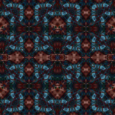 Kusursuz dokuma deseni. Örülmüş arka plan. Halı desensiz. Soyut arkaplan. Sanat kaleydoskobu