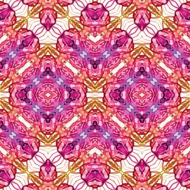 Kusursuz dokuma deseni. Örülmüş arka plan. Halı desensiz. Soyut arkaplan. Sanat kaleydoskobu