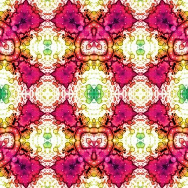 Kusursuz dokuma deseni. Örülmüş arka plan. Halı desensiz. Soyut arkaplan. Sanat kaleydoskobu