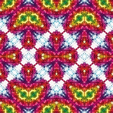 Kusursuz dokuma deseni. Örülmüş arka plan. Halı desensiz. Soyut arkaplan. Sanat kaleydoskobu