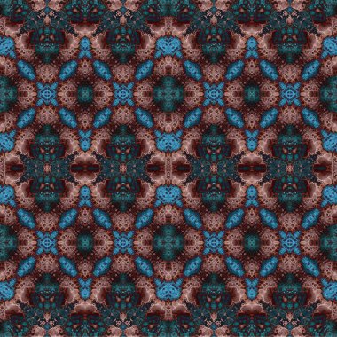 Kusursuz dokuma deseni. Örülmüş arka plan. Halı desensiz. Soyut arkaplan. Sanat kaleydoskobu