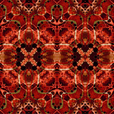 Kusursuz dokuma deseni. Örülmüş arka plan. Halı desensiz. Soyut arkaplan. Sanat kaleydoskobu