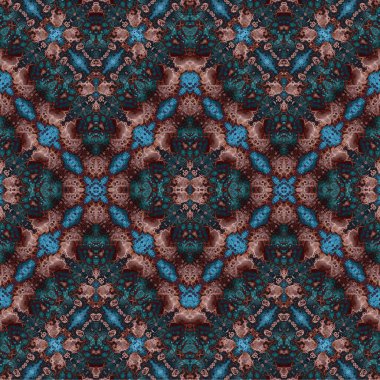 Kusursuz dokuma deseni. Örülmüş arka plan. Halı desensiz. Soyut arkaplan. Sanat kaleydoskobu