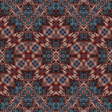 Kusursuz dokuma deseni. Örülmüş arka plan. Halı desensiz. Soyut arkaplan. Sanat kaleydoskobu