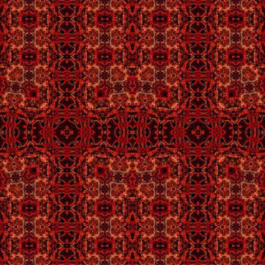 Kusursuz dokuma deseni. Örülmüş arka plan. Halı desensiz. Soyut arkaplan. Sanat kaleydoskobu