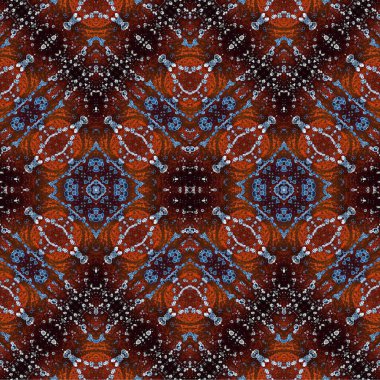 Kusursuz dokuma deseni. Örülmüş arka plan. Halı desensiz. Soyut arkaplan. Sanat kaleydoskobu