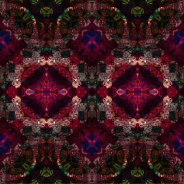 Kusursuz dokuma deseni. Örülmüş arka plan. Halı desensiz. Soyut arkaplan. Sanat kaleydoskobu