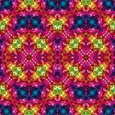 Kusursuz dokuma deseni. Örülmüş arka plan. Halı desensiz. Soyut arkaplan. Sanat kaleydoskobu