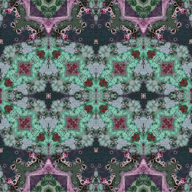 Kusursuz dokuma deseni. Örülmüş arka plan. Halı desensiz. Soyut arkaplan. Sanat kaleydoskobu