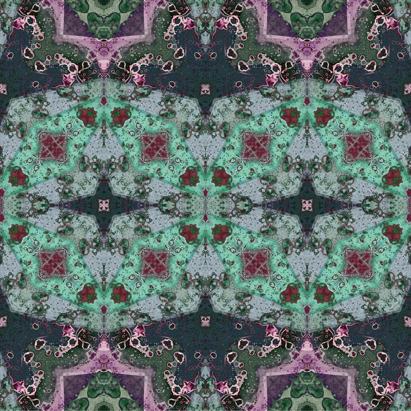 Kusursuz dokuma deseni. Örülmüş arka plan. Halı desensiz. Soyut arkaplan. Sanat kaleydoskobu