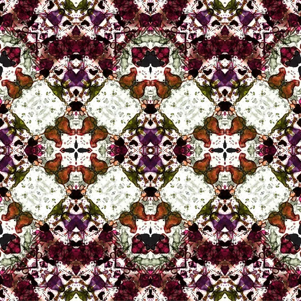 Kusursuz dokuma deseni. Örülmüş arka plan. Halı desensiz. Soyut arkaplan. Sanat kaleydoskobu