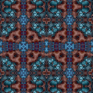 Kusursuz dokuma deseni. Örülmüş arka plan. Halı desensiz. Soyut arkaplan. Sanat kaleydoskobu