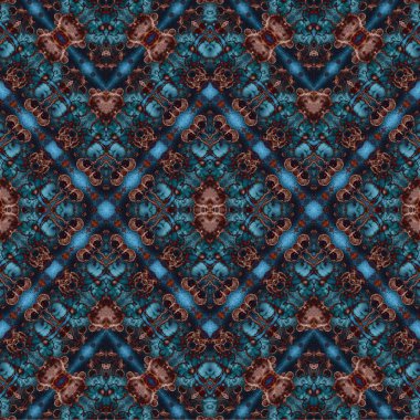 Kusursuz dokuma deseni. Örülmüş arka plan. Halı desensiz. Soyut arkaplan. Sanat kaleydoskobu