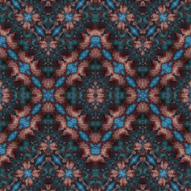 Kusursuz dokuma deseni. Örülmüş arka plan. Halı desensiz. Soyut arkaplan. Sanat kaleydoskobu