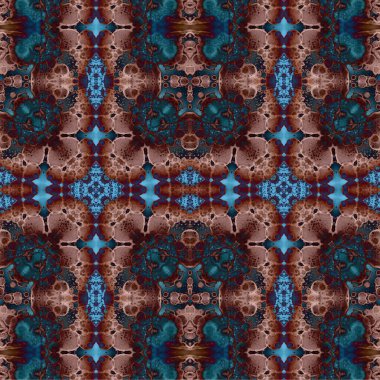 Kusursuz dokuma deseni. Örülmüş arka plan. Halı desensiz. Soyut arkaplan. Sanat kaleydoskobu