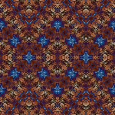 Kusursuz dokuma deseni. Örülmüş arka plan. Halı desensiz. Soyut arkaplan. Sanat kaleydoskobu