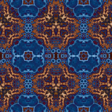 Kusursuz dokuma deseni. Örülmüş arka plan. Halı desensiz. Soyut arkaplan. Sanat kaleydoskobu