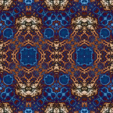 Kusursuz dokuma deseni. Örülmüş arka plan. Halı desensiz. Soyut arkaplan. Sanat kaleydoskobu