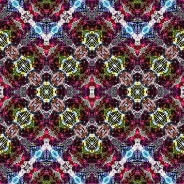 Kusursuz dokuma deseni. Örülmüş arka plan. Halı desensiz. Soyut arkaplan. Sanat kaleydoskobu