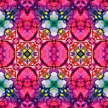 Kusursuz dokuma deseni. Örülmüş arka plan. Halı desensiz. Soyut arkaplan. Sanat kaleydoskobu