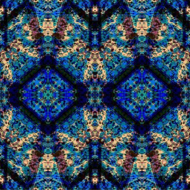 Kusursuz dokuma deseni. Örülmüş arka plan. Halı desensiz. Soyut arkaplan. Sanat kaleydoskobu