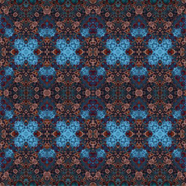 Kusursuz dokuma deseni. Örülmüş arka plan. Halı desensiz. Soyut arkaplan. Sanat kaleydoskobu