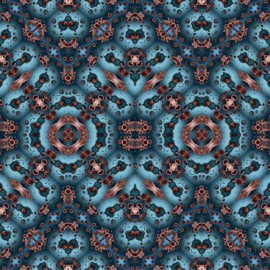 Kusursuz dokuma deseni. Örülmüş arka plan. Halı desensiz. Soyut arkaplan. Sanat kaleydoskobu